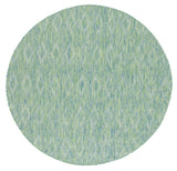 Safavieh Courtyard 6'-7" x 6'-7" Rug in Green