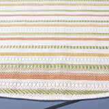 Safavieh Courtyard 6'-7" x 6'-7" Rug in Beige / Rust Yellow