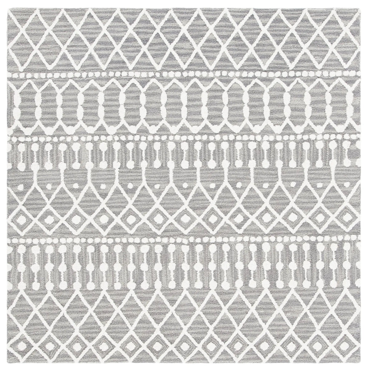 Safavieh Blossom 6'-0" x 6'-0" Rug in Grey / Ivory