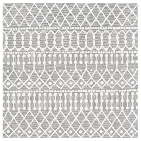 Safavieh Blossom 6'-0" x 6'-0" Rug in Grey / Ivory