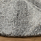 Safavieh Abstract 6'-0" x 6'-0" Rug in Grey / Black