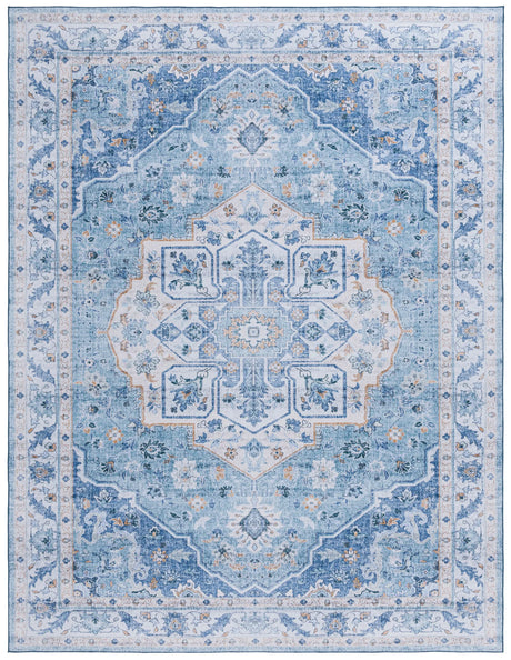 Safavieh Tucson 10'-0" x 14'-0" Rug in Light Blue / Blue