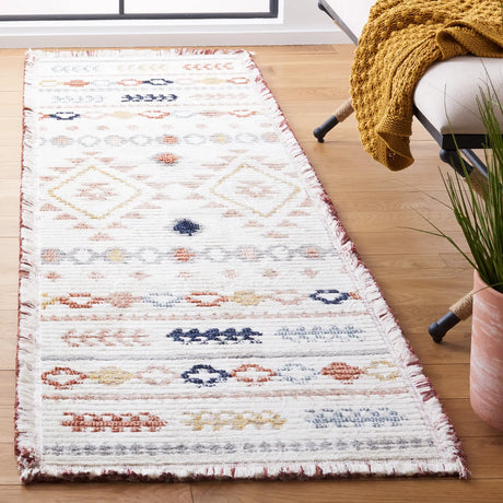 Safavieh Marrakesh 2'-2" x 8'-0" Rug in Ivory / Multi