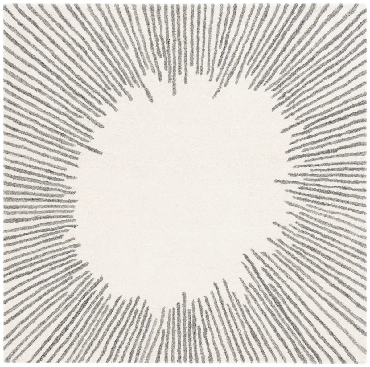 Safavieh Fifth Avenue 5'-0" x 5'-0" Rug in Ivory / Grey