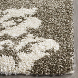 Safavieh Florida Shag 2'-3" x 11'-0" Rug in Smoke / Beige
