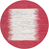 Safavieh Montauk 6'-0" x 6'-0" Rug in Ivory / Red