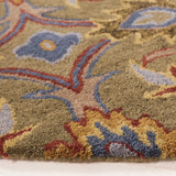 Safavieh Heritage 6'-0" x 6'-0" Rug in Green / Yellow