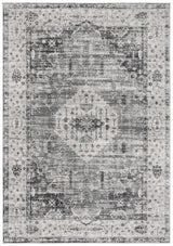 Safavieh Vintage Tabriz 4'-0" x 6'-0" Rug in Grey / Charcoal