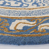 Safavieh Antiquity 6'-0" x 6'-0" Rug in Blue / Ivory