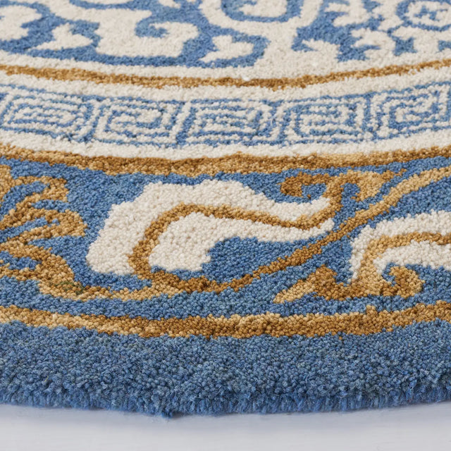 Safavieh Antiquity 6'-0" x 6'-0" Rug in Blue / Ivory