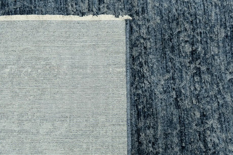 Dynamic Rugs Atmos 11980 Power Loomed Traditional Navy Rug - Corner