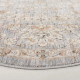 Safavieh Harlow 6'-3" x 6'-3" Rug in Grey Blue / Ivory