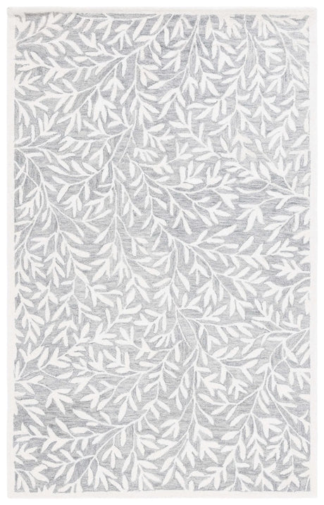 Safavieh Jardin 4'-0" x 6'-0" Rug in Grey / Ivory