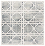 Safavieh Dip Dye 7'-0" x 7'-0" Rug in Ivory / Grey
