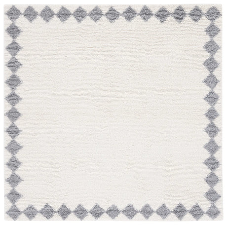 Safavieh Vermont 6'-0" x 6'-0" Rug in Ivory / Grey