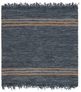 Safavieh Vintage Leather 6'-0" x 6'-0" Rug in Grey / Beige