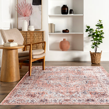 Nuloom Ama Persian Hjth10A Rust Area Rug