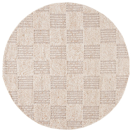 Safavieh Natura 6'-0" x 6'-0" Rug in Brown / Ivory