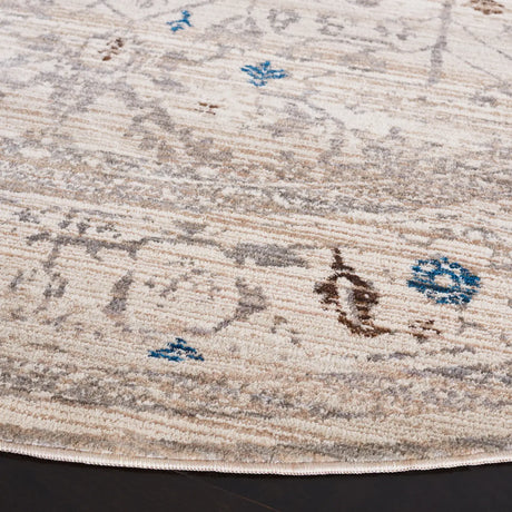 Safavieh Vintage Persian 6'-7" x 6'-7" Rug in Ivory / Light Grey