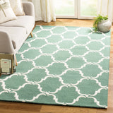 Safavieh Cambridge 5'-0" x 8'-0" Rug in Teal / Ivory