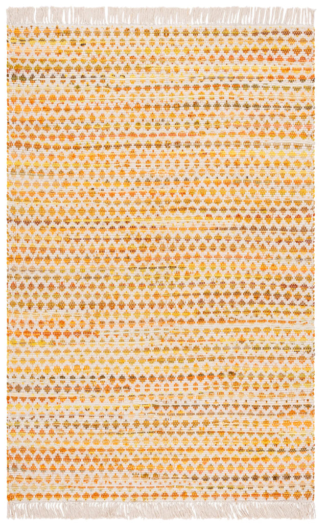 Safavieh Montauk 4'-0" x 6'-0" Rug in Yellow / Ivory