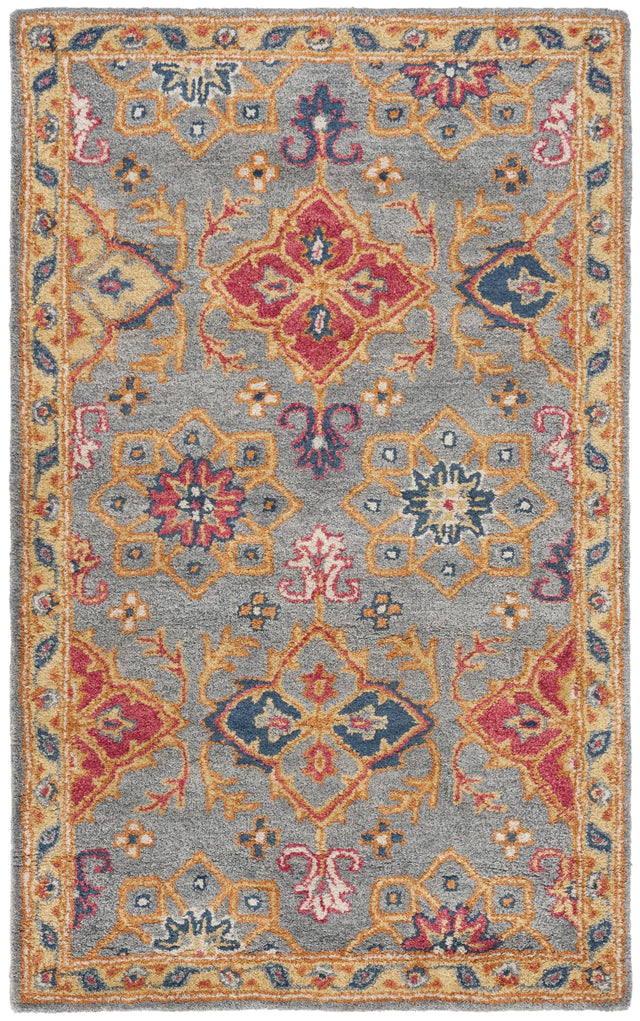 Safavieh Heritage 3'-0" x 5'-0" Rug in Charcoal / Multi