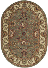Safavieh Classic 4'-6" x 6'-6" Rug in Celadon / Ivory