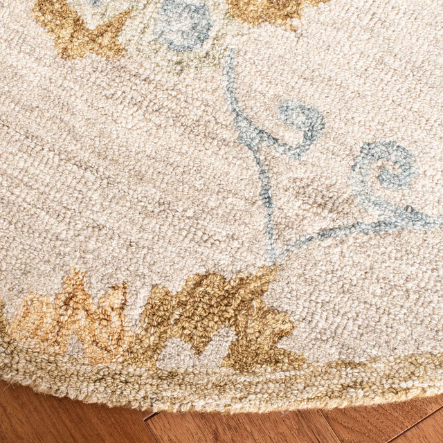 Safavieh Blossom 6'-0" x 6'-0" Rug in Beige / Sage