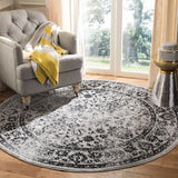 Safavieh Adirondack 6'-0" x 6'-0" Rug in Grey / Black