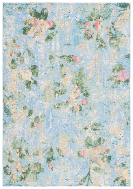 Safavieh Barbados 500 4'-0" x 6'-0" Rug in Light Blue / Green