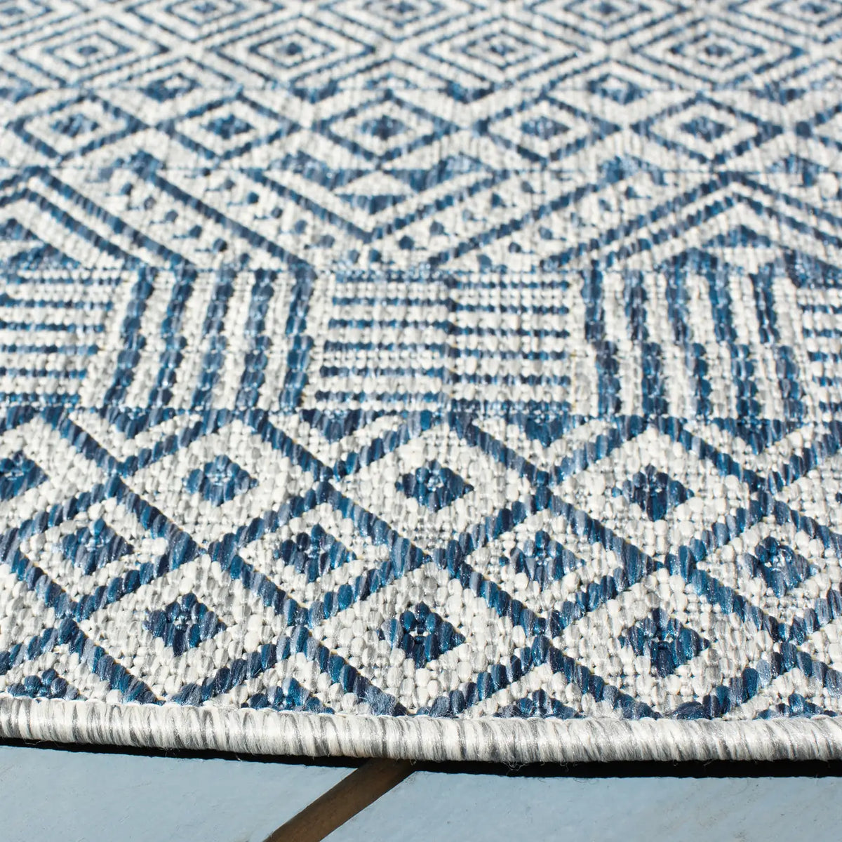 Safavieh Courtyard 10'-0" x 10'-0" Rug in Grey / Blue