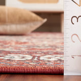 Safavieh Journey 4'-4" x 6'-4" Rug in Red / Ivory