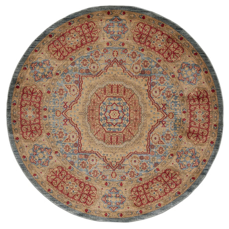 Safavieh Mahal 6'-7" x 6'-7" Rug in Navy / Red