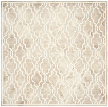 Safavieh Dip Dye 7'-0" x 7'-0" Rug in Beige / Ivory