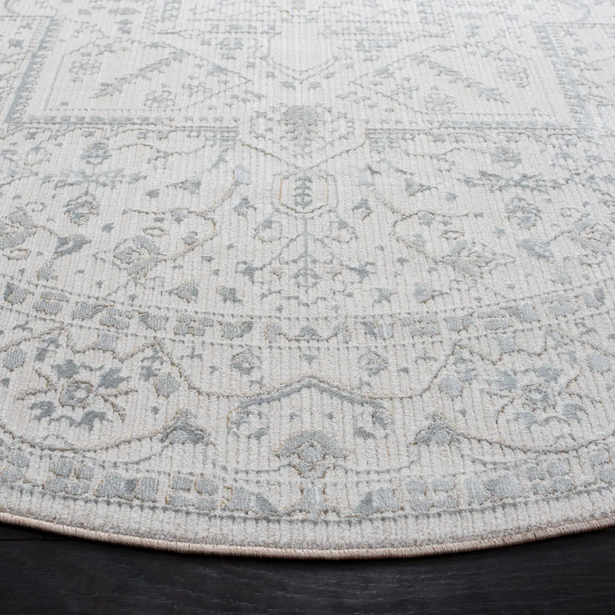 Safavieh Martha Stewart Sabrina 5'-0" x 5'-0" Rug in Ivory / Light Grey