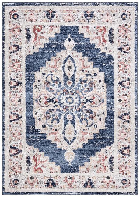 Safavieh Luna 4'-5" x 6'-5" Rug in Navy / Beige