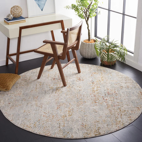 Safavieh Adrianna 6'-7" x 6'-7" Rug in Blue / Gold