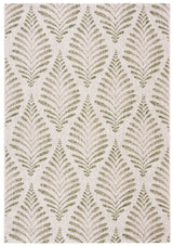 Safavieh Courtyard 4'-0" x 5'-7" Rug in Beige / Green