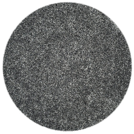 Safavieh Sg-Mls-Malibu Shag 5'-0" x 5'-0" Rug in Charcoal