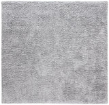 Safavieh August Shag 6'-7" x 6'-7" Rug in Silver