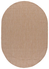 Safavieh Courtyard 5'-3" x 7'-6" Rug in Natural / Cream
