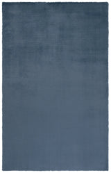 Safavieh Faux Rabbit Fur 4'-0" x 6'-0" Rug in Dark Grey