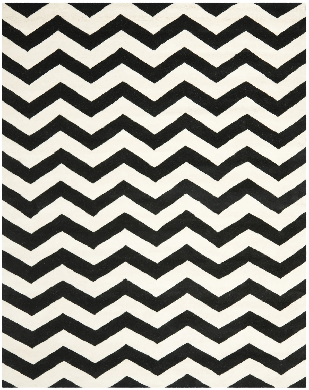 Safavieh Chatham 10'-0" x 14'-0" Rug in Ivory / Black