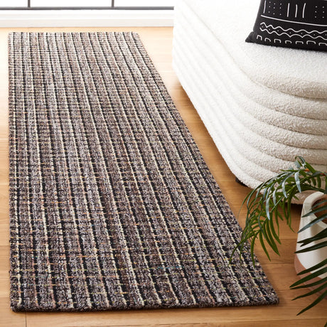 Safavieh Abstract 2'-3" x 8'-0" Rug in Brown / Black