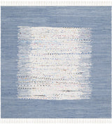 Safavieh Montauk 6'-0" x 6'-0" Rug in Ivory / Dark Blue