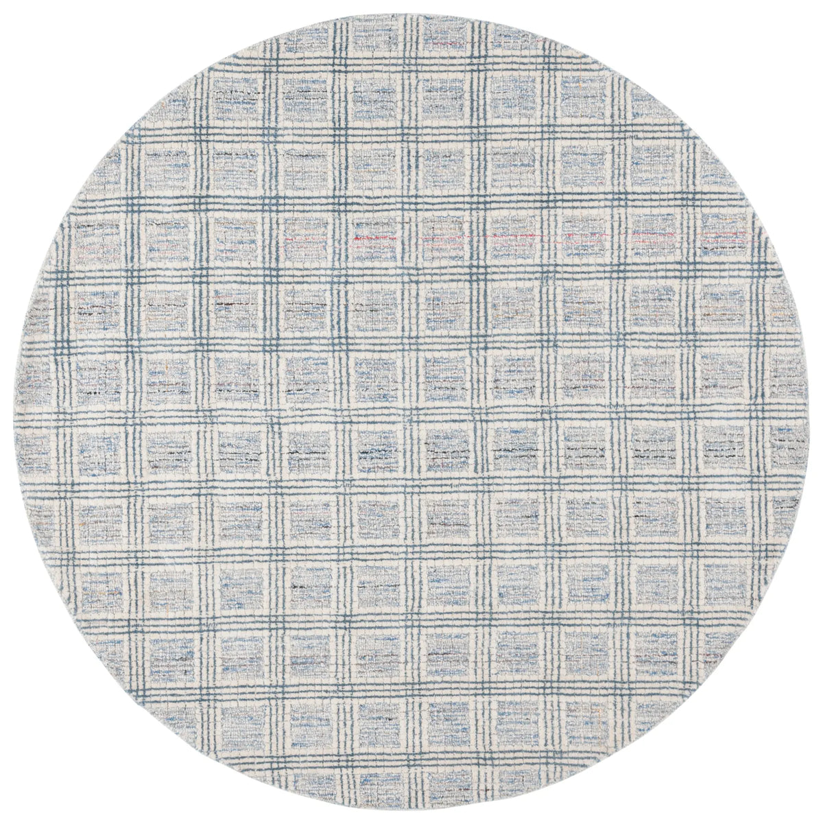 Safavieh Ebony 6'-0" x 6'-0" Rug in Blue / Ivory