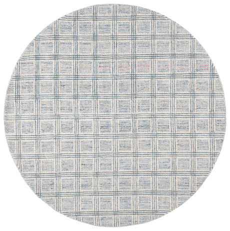 Safavieh Ebony 6'-0" x 6'-0" Rug in Blue / Ivory