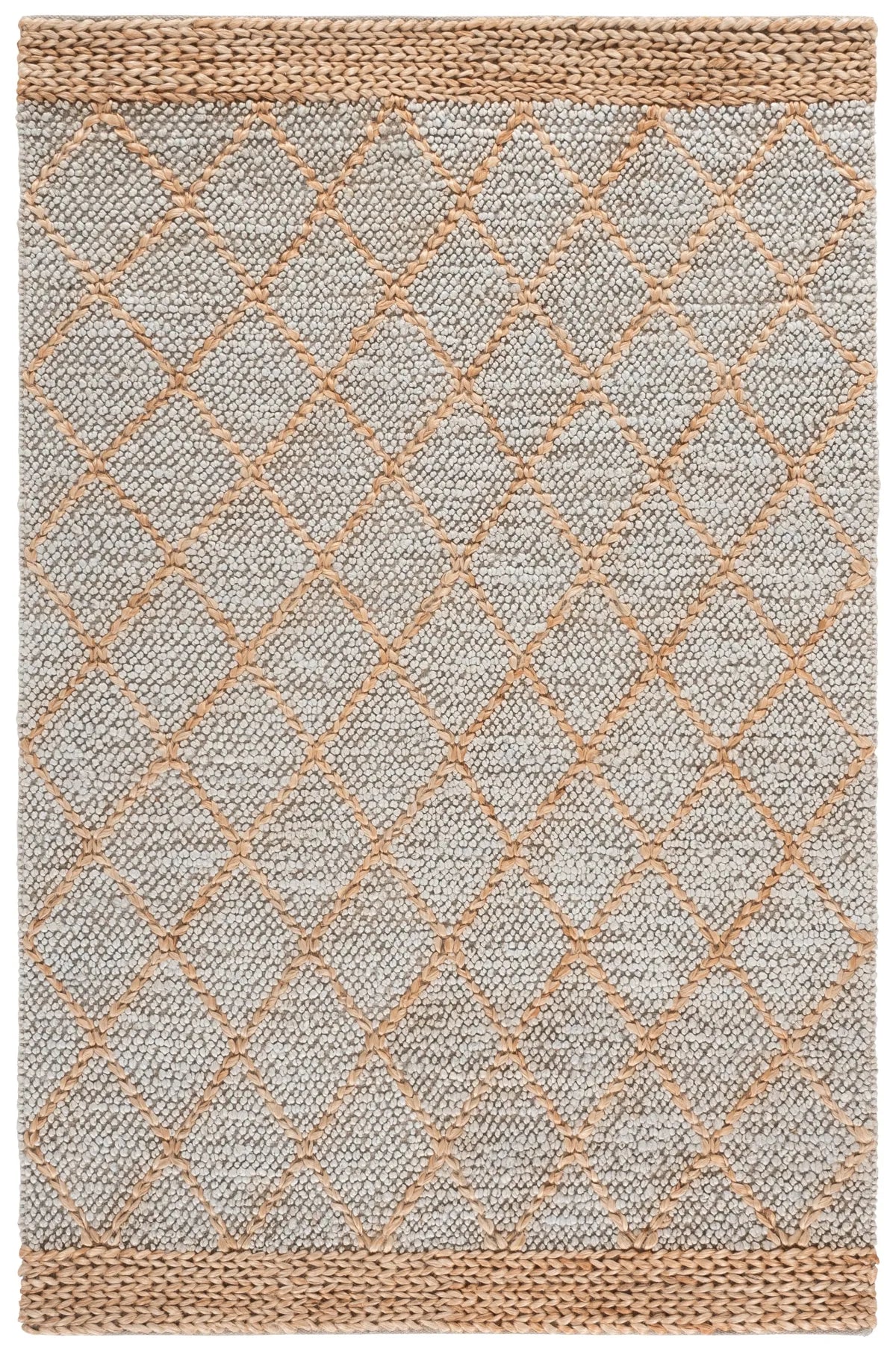 Safavieh Natural Fiber 5'-0" x 8'-0" Rug in Grey / Natural