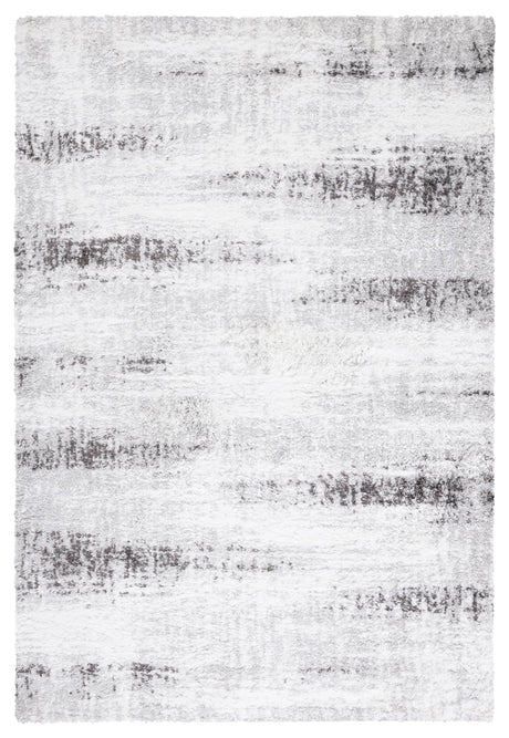 Safavieh Berber Shag 4'-5" x 6'-5" Rug in Grey / Dark Grey