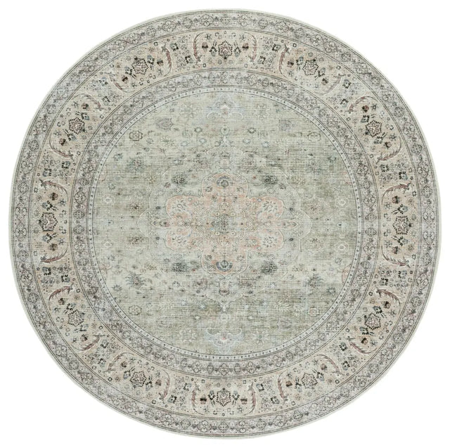 Safavieh Arizona 6'-0" x 6'-0" Rug in Light Green / Beige